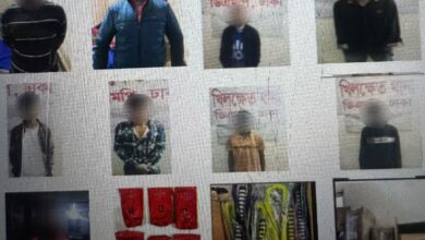 খিলক্ষেতে ৬ কেজি সিসাসহ গ্রেফতার ৯ খিলক্ষেতে ৬ কেজি সিসাসহ গ্রেফতার ৯